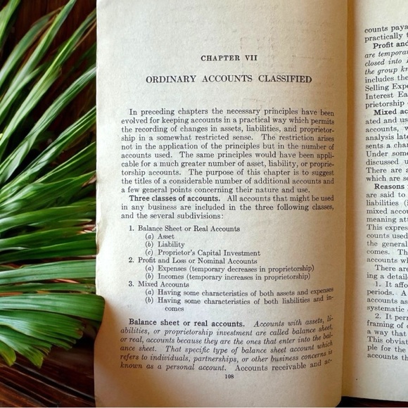 VINTAGE 1949 Fundamentals of Accounting Part 1 & Part 2 by Scovill and Moyer - Picture 4 of 7